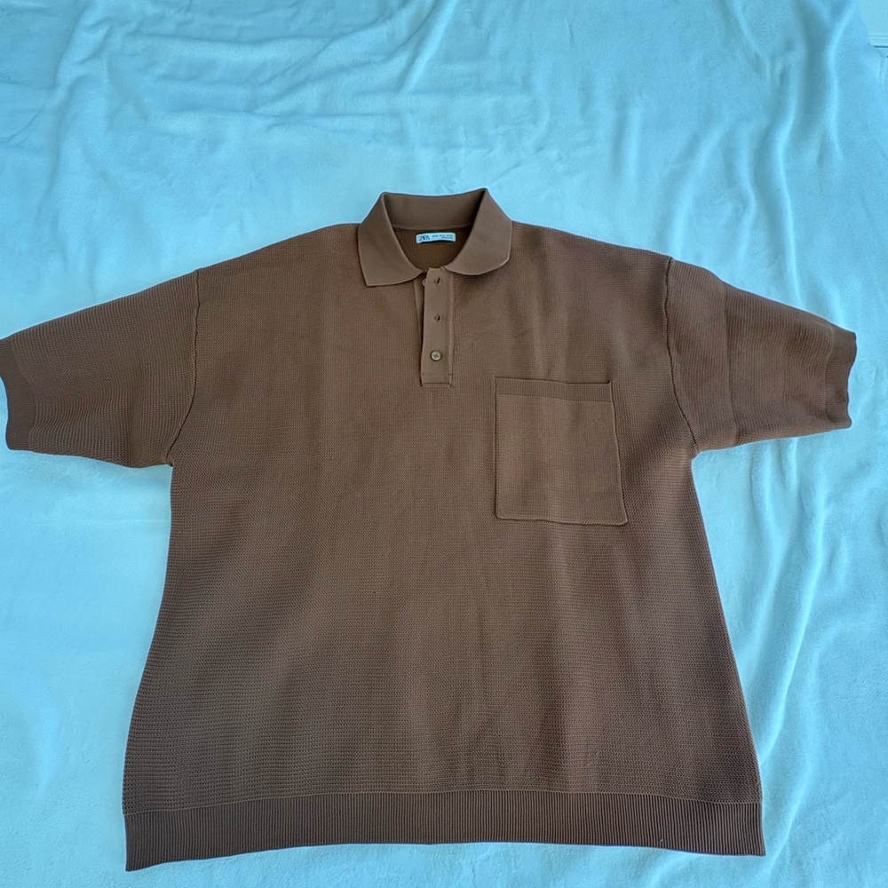 Zara Oversized Polo Shirt